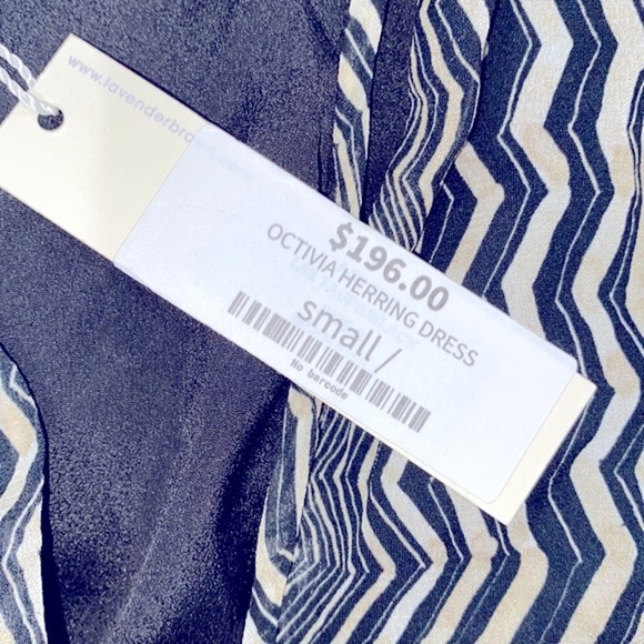 Lavender Brown Octivia Herring dress new with tags size small - Picture 6 of 9